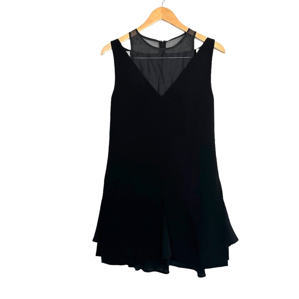 Neil Barrett Silk Layered Cutout Dress